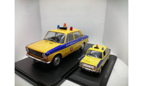 ВАЗ-2101 «Жигули» Милиция ГАИ СССР 1:24 и 1:43, масштабная модель, 1/43