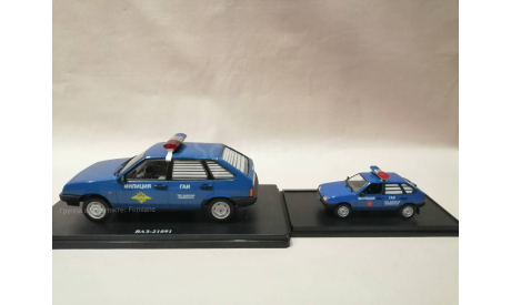 Ваз-2109 / LADA 21091 «Samara» милиция гаи 1:24 и 1:43, масштабная модель, Конверсии мастеров-одиночек, scale24
