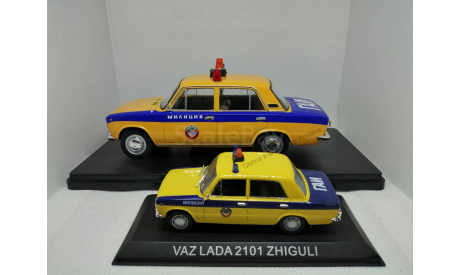 ВАЗ-2101 «Жигули» Милиция ГАИ СССР 1:24 и 1:43, масштабная модель, 1/43
