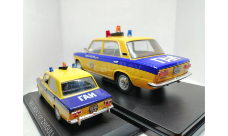 ВАЗ-2101 «Жигули» Милиция ГАИ СССР 1:24 и 1:43, масштабная модель, 1/43