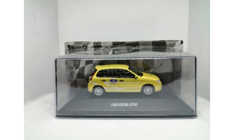 ВАЗ-1119 Lada Kalina Sport, масштабная модель, Автолегенды СССР лучшее журнал от Deagostini, scale43