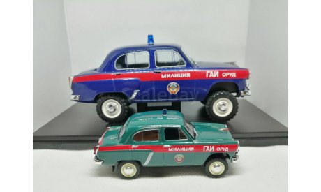 Москвич-410 «Милиция» / «ГАИ» / «ОРУД» 1:24 и 1:43, масштабная модель, Конверсии мастеров-одиночек, scale24