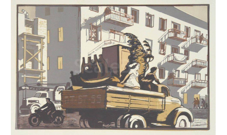 Горький 51А «Мебельный бортовой грузовик», масштабная модель, Конверсии мастеров-одиночек, scale43, ГАЗ