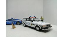 Volvo 240 «Полиция Швеции», масштабная модель, Полицейские машины мира, Deagostini, scale43