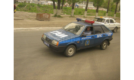 Ваз-2109 / LADA 21091 «Samara» милиция гаи 1:24 и 1:43, масштабная модель, Конверсии мастеров-одиночек, scale24