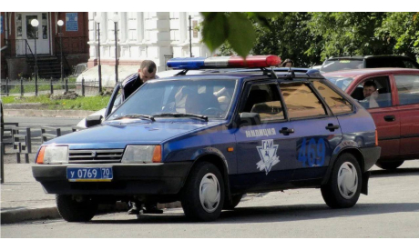 Ваз-2109 / LADA 21091 «Samara» милиция гаи 1:24 и 1:43, масштабная модель, Конверсии мастеров-одиночек, scale24