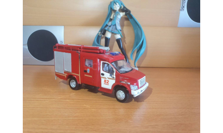 АЦ-1,0-40/4(Газон Next) Чайка сервис кабина Тайга, масштабная модель, Vanamingo, scale43