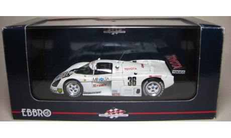 Toyota 88C, Test Car, Minolta TOM’S, JSPC, 1988, EBBRO, 1/43, редкая масштабная модель, scale43