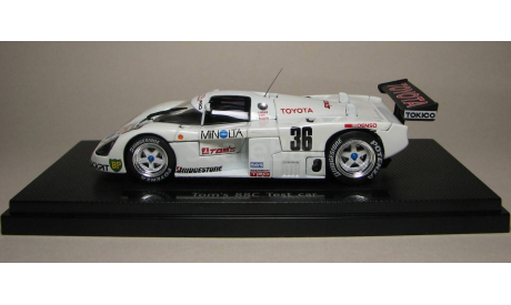 Toyota 88C, Test Car, Minolta TOM’S, JSPC, 1988, EBBRO, 1/43, редкая масштабная модель, scale43