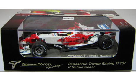 Toyota TF107, Panasonic Toyota Racing, #11, R. Schumacher , Minichamps, 1/43, масштабная модель, scale43