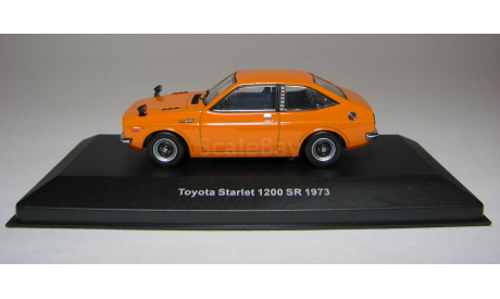 Toyota Starlet SR, (KP40), 1973, IXO, 1/43, масштабная модель, scale43