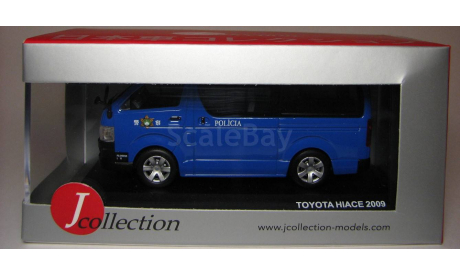 Toyota HIACE, H200, 2009, Macau Police, J-collection, 1/43, масштабная модель, scale43