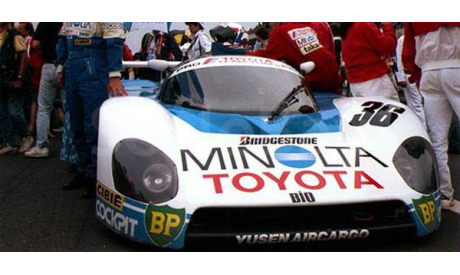 Toyota 88C, Test Car, Minolta TOM’S, JSPC, 1988, EBBRO, 1/43, редкая масштабная модель, scale43