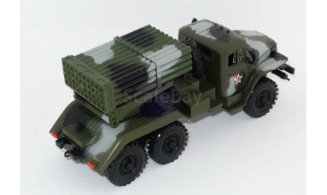 Урал 4320 БМ 21 град камуфляж, масштабная модель, Элекон, scale43