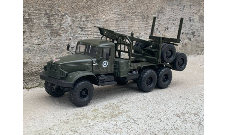 КрАЗ - 255Л - лесовоз, масштабная модель трактора, Наш Автопром, scale43