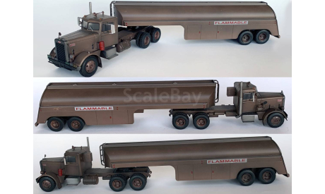 Peterbilt 281 Flammable из фильма Дуэль, масштабная модель, Altaya, scale43