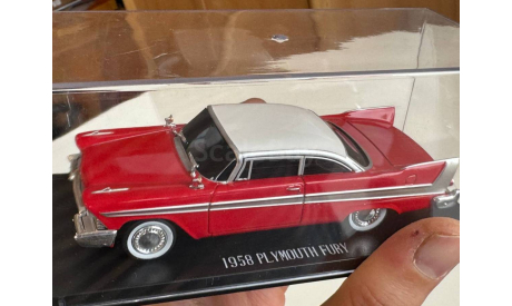 Plymouth Fury 1958 «Christine» Evil Version, масштабная модель, Greenlight Collectibles, scale43