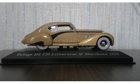 Delage D8 120 Letourneur & Marchand 1939 1/43, масштабная модель, 1:43, IXO Museum (серия MUS)