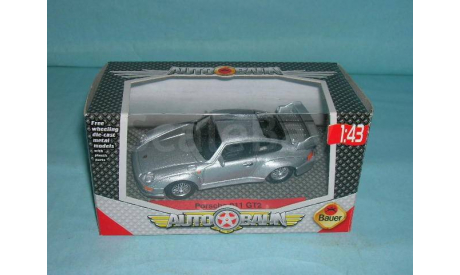 Porsche-911 GT2, масштабная модель, scale43, Bauer/Cararama/Hongwell
