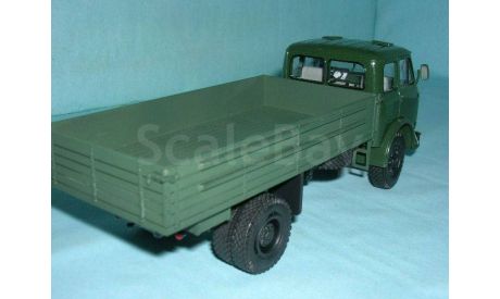 МАЗ-500 бортовой 1965 г. (зел.) 1:43, масштабная модель, scale43, Наш Автопром