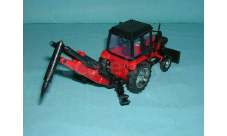 Экскаватор ЭО-2621Д (кр.-черн.), масштабная модель, МТЗ, Компаньон, scale43