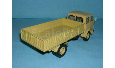 МАЗ-500А бортовой 1973 г. (беж.) 1:43, масштабная модель, scale43, Наш Автопром