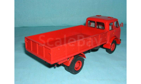 МАЗ-500А бортовой 1973 г. красн. (1:43), масштабная модель, scale43, Наш Автопром