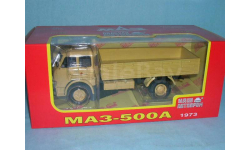 МАЗ-500А бортовой 1973 г. (беж.) 1:43