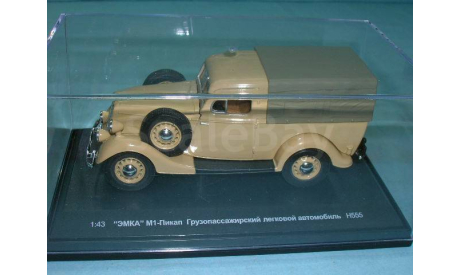 ГАЗ-М1 цельнометаллический пикап (1:43), масштабная модель, scale43, Наш Автопром