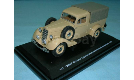 ГАЗ-М1 цельнометаллический пикап (1:43), масштабная модель, scale43, Наш Автопром