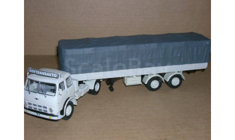МАЗ-504В ’Sovtransavto’  с п/прицепом-5205 (1:43), масштабная модель, scale43, Наш Автопром