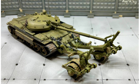 KIT КМТ - 7 колейный минный трал, сборные модели бронетехники, танков, бтт, КМТ - 7 (Т - 55, Т - 62, Т - 64, Т - 72, Т - 90), My life - My scale, 1:43, 1/43