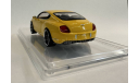 Bentley Continental GT - 2008 - Yellow, масштабная модель, Minichamps, scale43