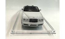 Bentley Azure 2007 белый с черным салоном, масштабная модель, Minichamps, scale43