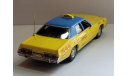 Minichamps 400144795 Dodge Monaco 1974 Taxi TEXAS 1:43, масштабная модель, 1/43