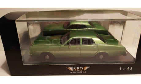 1:43 Dodge MONACO 1978 Green Metallic, масштабная модель, neo, 1/43