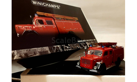 Magirus Deutz 150 D10 TLF 16 1964 Pumper Fire Brigade, масштабная модель, Minichamps, scale43