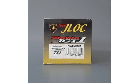Бокс и картон от Lamborghini Diablo JGT-1 2003 team JLOC EBBRO, масштабная модель, scale43