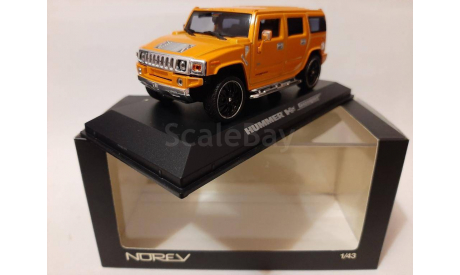 Hummer H2 Geiger 2005 Yellow, масштабная модель, Norev, scale43