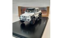 Mercedes-Benz G63 W463 AMG 6x6 2013 White SPARK S1069, масштабная модель, scale43