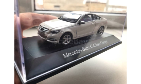 Mercedes-Benz C-Klasse Coupe C204 white, масштабная модель, Norev, scale43