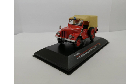 ГАЗ 69 пожарный ARO M59A Pompiers de Tours 1962, масштабная модель, IST Models, scale43