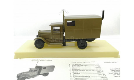 ЗиС 5 радиостанция, масштабная модель, ЛОМО-АВМ, scale43