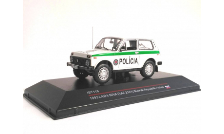IST118 --- ВАЗ 2121 Slovak Republik Police 1993 Lada НИВА --- ИСТ Models 1:43, масштабная модель, 1/43, IST Models