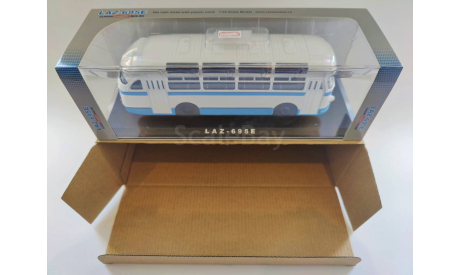 Автобус 1:43 ЛАЗ 695Е голубой Classicbus, масштабная модель, scale43