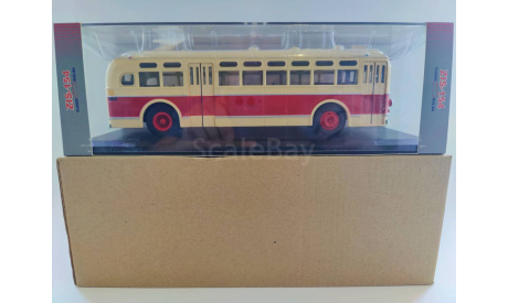 Автобус 1:43 ЗиС 158 красный Classicbus, масштабная модель, scale43