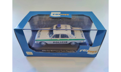 12 FOX013 Volga GAZ M24 Police 1993 1:43 DiP IST ICV NEO, масштабная модель, scale43, IST Models, ГАЗ