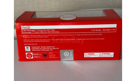 1:43 Volkswagen T1 Kombi Coca Cola, масштабная модель, Motor City Classics, 1/43
