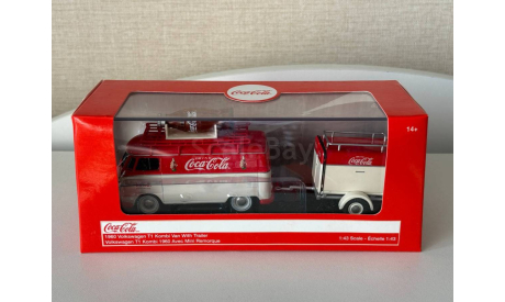 1:43 Volkswagen T1 Kombi Coca Cola, масштабная модель, Motor City Classics, 1/43