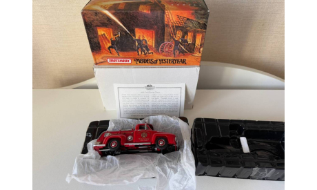 1:43 1953 Ford F-100 Пожарный Matchbox, масштабная модель, 1/43